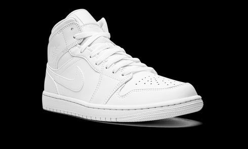 Air Jordan 1 Mid "Triple White"