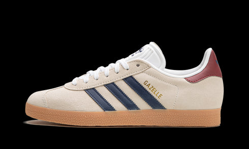 Gazelle "Off White / Dark Blue / Gum" IE0546