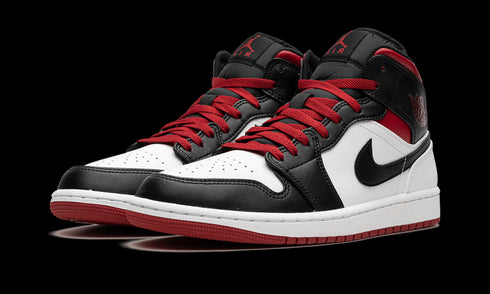 Air Jordan 1 Mid "Gym Red Black Toe"