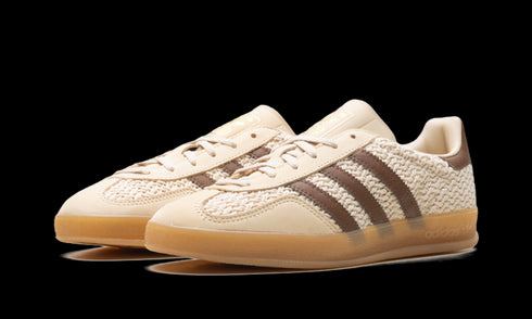 Gazelle Indoor "Cream/Brown Knit" JS1418