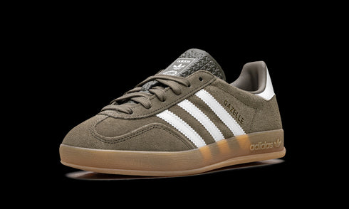 Gazelle Indoor "Olive Strata Cloud White Gum" JQ0174