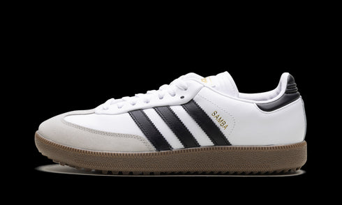 Samba Spikeless Golf "White Black Gum" JH6149