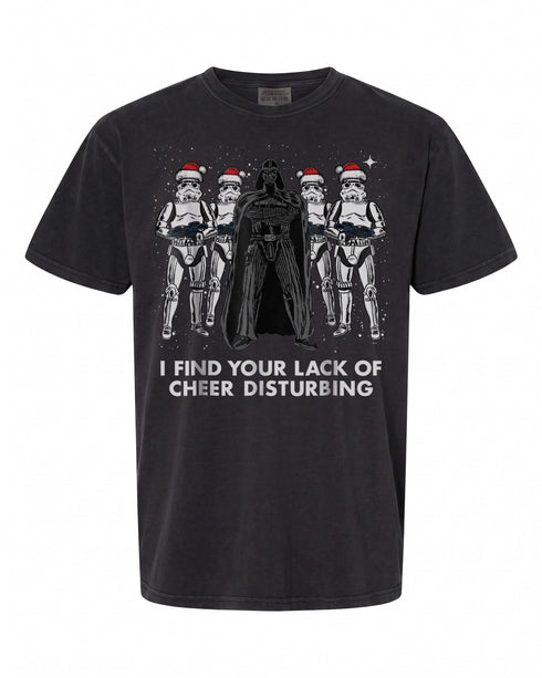 Star Wars Vader Trooper Lack Cheer Christmas T-Shirt - Fun Holiday Tee | Retro Vibes