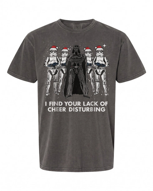 Star Wars Vader Trooper Lack Cheer Christmas T-Shirt - Fun Holiday Tee | Retro Vibes