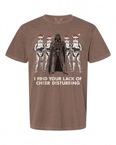 Star Wars Vader Trooper Lack Cheer Christmas T-Shirt - Fun Holiday Tee | Retro Vibes