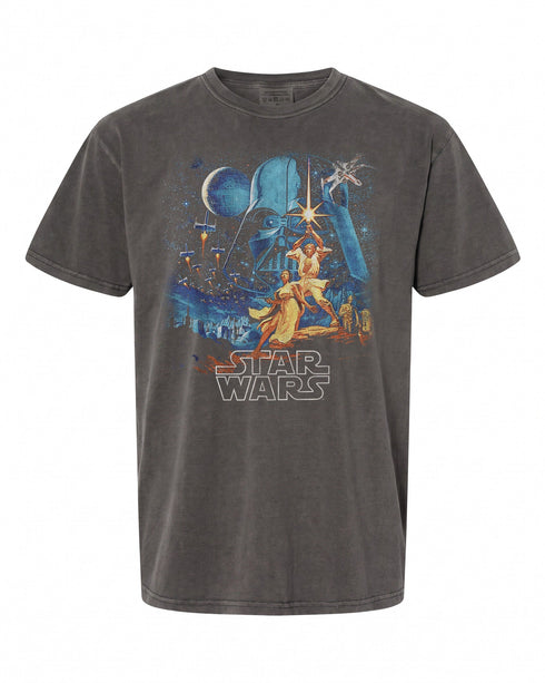 Star Wars A New Hope Vintage Poster T-Shirt - Perfect for Fans | Retro Style