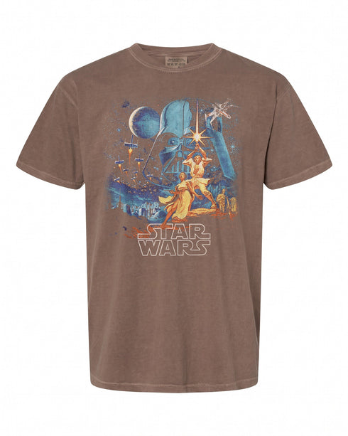 Star Wars A New Hope Vintage Poster T-Shirt - Perfect for Fans | Retro Style