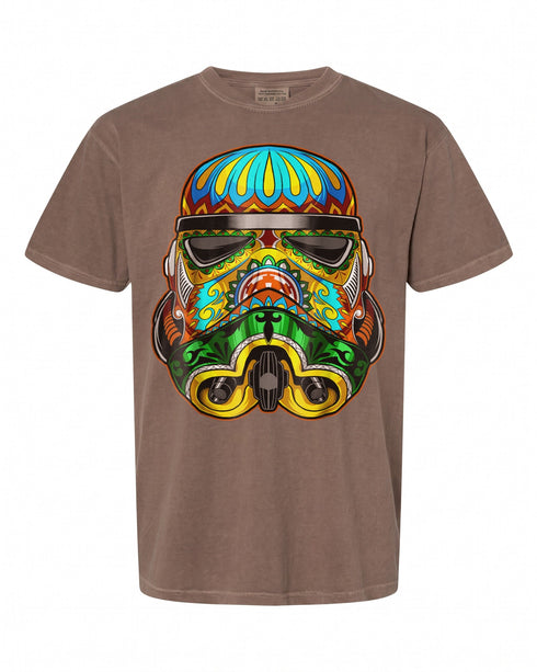 Star Wars Stormtrooper Sugar Skull Graphic T-Shirt - Unique Design for Fans