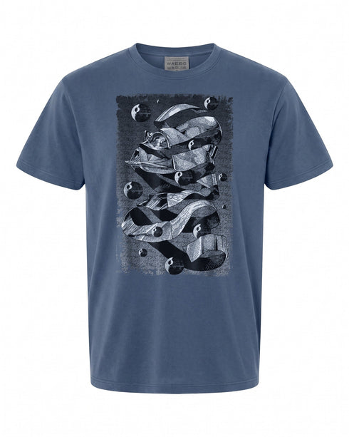 Star Wars Darth Vader Graphic T-Shirt - Unique MC Escher Style | Sci-Fi Fan