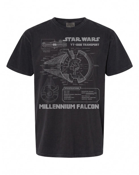 Star Wars Millennium Falcon T-Shirt - Perfect Gift for Fans | Retro Style