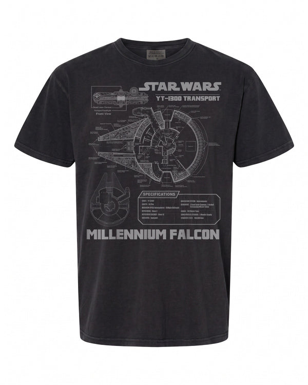 Star Wars Millennium Falcon T-Shirt - Perfect Gift for Fans | Retro Style