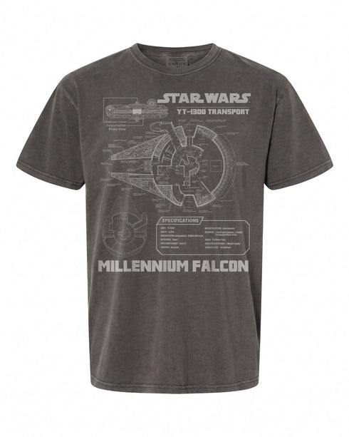 Star Wars Millennium Falcon T-Shirt - Perfect Gift for Fans | Retro Style