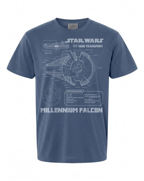 Star Wars Millennium Falcon T-Shirt - Perfect Gift for Fans | Retro Style