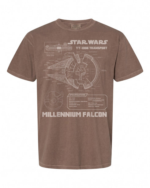 Star Wars Millennium Falcon T-Shirt - Perfect Gift for Fans | Retro Style