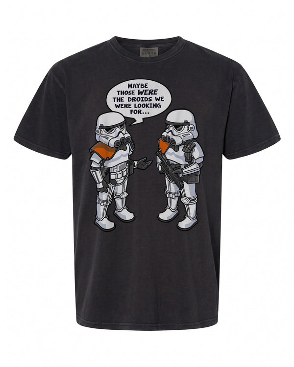 Funny Star Wars Wrong Droids T-Shirt - Perfect Gift for Fans | Retro Style