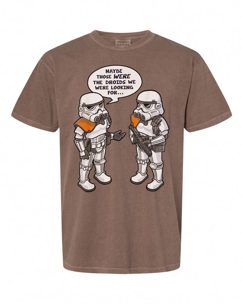 Funny Star Wars Wrong Droids T-Shirt - Perfect Gift for Fans | Retro Style