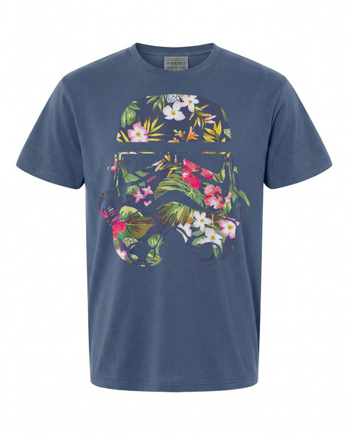 Star Wars Tropical Stormtrooper T-Shirt - Fun Floral Design | Retro Style
