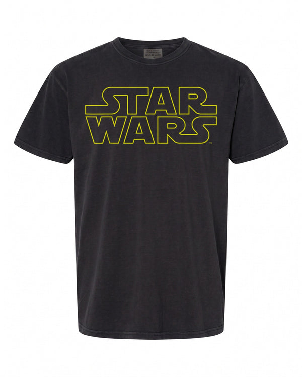 Star Wars Simple Logo Outline T-Shirt - Perfect for Fans | Vintage Style