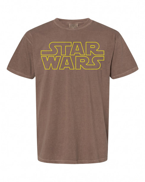 Star Wars Simple Logo Outline T-Shirt - Perfect for Fans | Vintage Style