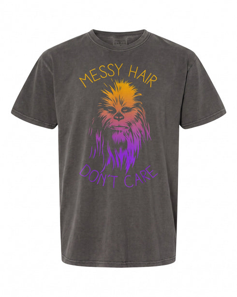 Funny Chewbacca Messy Hair T-Shirt - Perfect for Star Wars Fans | Unisex