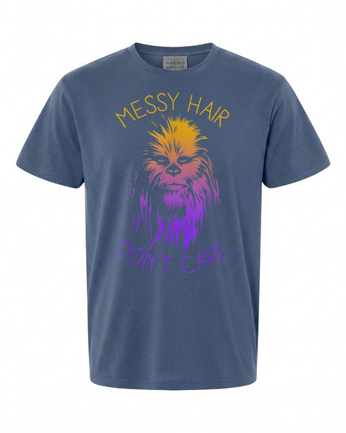 Funny Chewbacca Messy Hair T-Shirt - Perfect for Star Wars Fans | Unisex