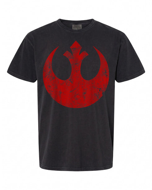 Star Wars Rebel Distressed Logo T-Shirt - Vintage Style Tee | Unisex