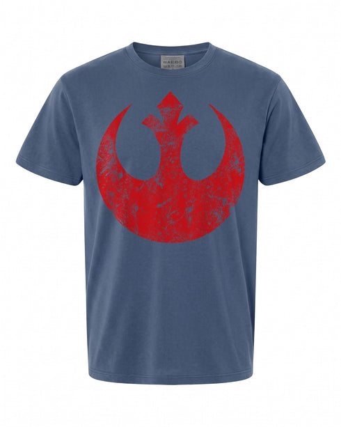 Star Wars Rebel Distressed Logo T-Shirt - Vintage Style Tee | Unisex