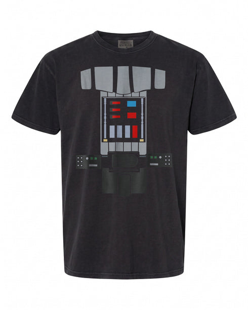 Darth Vader Costume Graphic T-Shirt - Perfect for Star Wars Fans | Retro Style