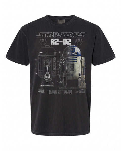 Star Wars R2-D2 Schematic T-Shirt - Perfect Gift for Fans | Retro Style