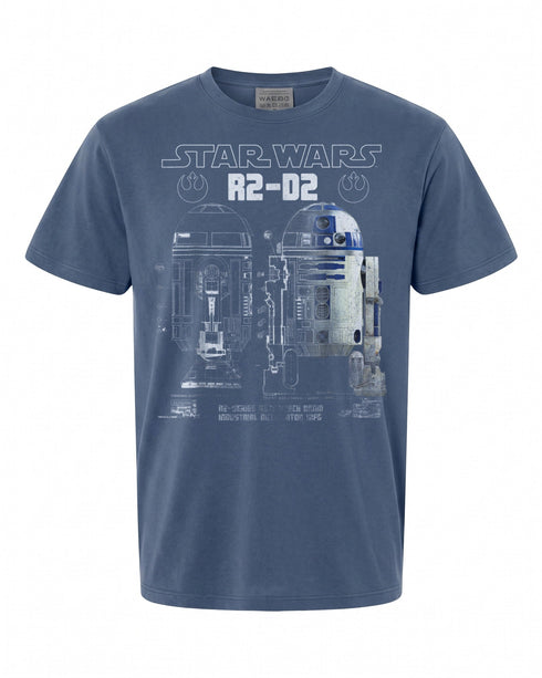 Star Wars R2-D2 Schematic T-Shirt - Perfect Gift for Fans | Retro Style