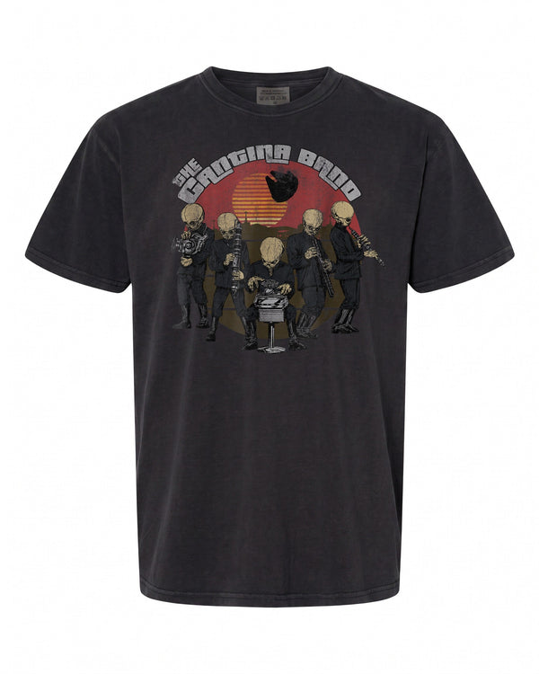 Star Wars Vintage Cantina Band Badge Graphic T-Shirt - Retro Style | Fun Gift