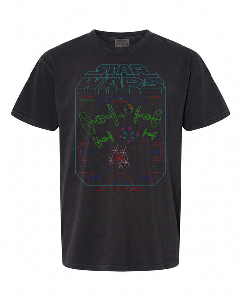 Star Wars Vintage Arcade Graphic T-Shirt - Perfect for Fans | Retro Style