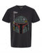 Star Wars Boba Fett Silhouette Helmet Graphic T-Shirt - Perfect Gift for Fans