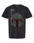 Star Wars Boba Fett Silhouette Helmet Graphic T-Shirt - Perfect Gift for Fans
