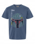 Star Wars Boba Fett Silhouette Helmet Graphic T-Shirt - Perfect Gift for Fans