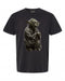 Star Wars Yoda Crouching Portrait Graphic T-Shirt - Iconic Design for Fans