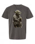 Star Wars Yoda Crouching Portrait Graphic T-Shirt - Iconic Design for Fans