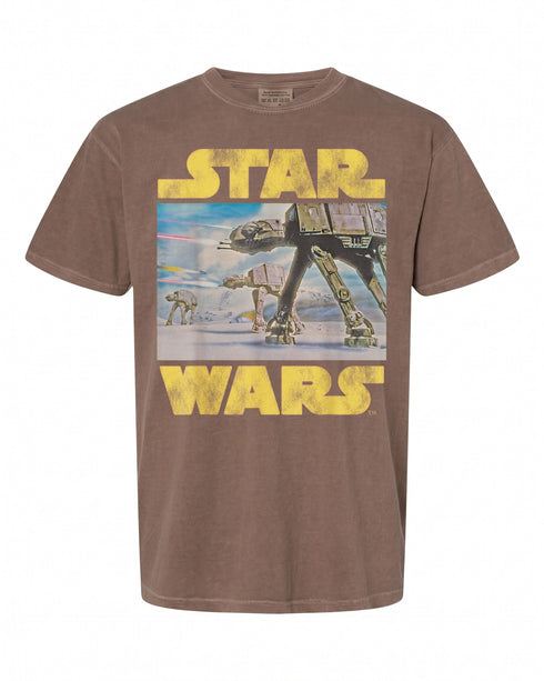 Star Wars Vintage Imperial AT-AT T-Shirt - Epic Battle of Hoth | Retro Style