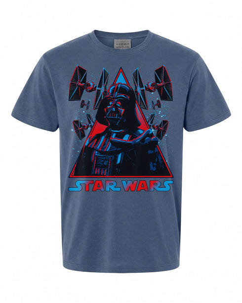 Star Wars Darth Vader Triangle Choke Badge T-Shirt - Bold Graphic Design | Vintage Style