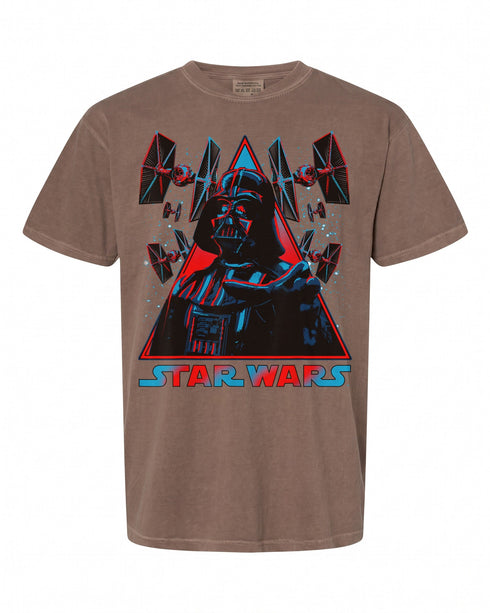 Star Wars Darth Vader Triangle Choke Badge T-Shirt - Bold Graphic Design | Vintage Style