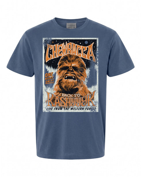 Star Wars Chewbacca Vintage Concert Poster T-Shirt - Perfect for Fans | Retro Style