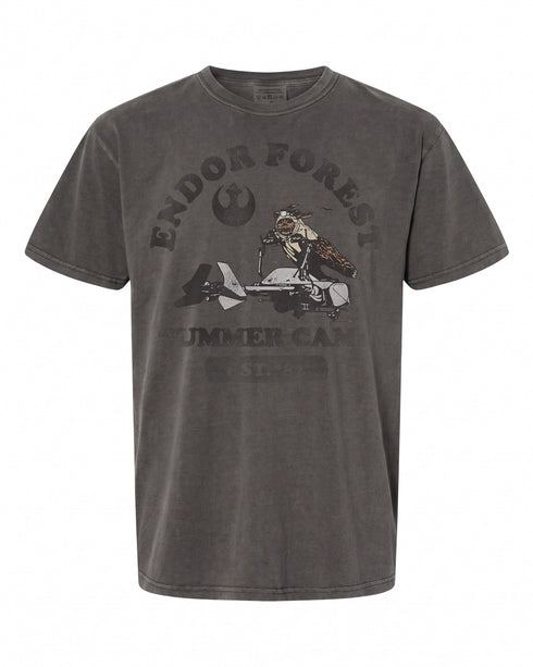 Star Wars Ewok Endor Camp Speeder Vintage Graphic T-Shirt - Perfect Gift for Fans