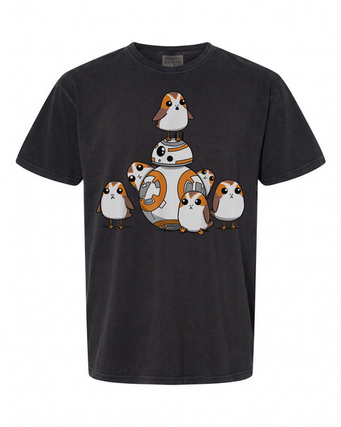 Star Wars Porgs BB-8 T-Shirt - Perfect Gift for Fans | Unisex