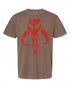 Star Wars Red Mandalorian Logo T-Shirt - Iconic Design for Fans | Premium Feel