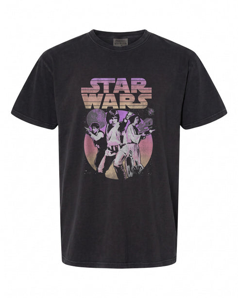 Star Wars Retro Gradient Group Poster Tank Top - Perfect Gift for Fans | Premium Quality