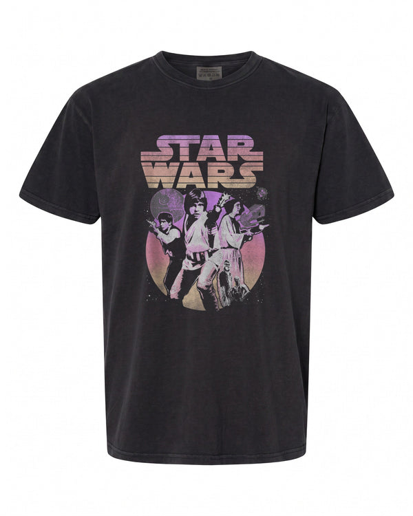 Star Wars Retro Gradient Group Poster Tank Top - Perfect Gift for Fans | Premium Quality