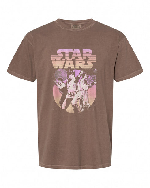 Star Wars Retro Gradient Group Poster Tank Top - Perfect Gift for Fans | Premium Quality