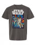 Star Wars Vintage Cast Poster T-Shirt - Classic Design for Fans