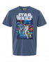 Star Wars Vintage Cast Poster T-Shirt - Classic Design for Fans