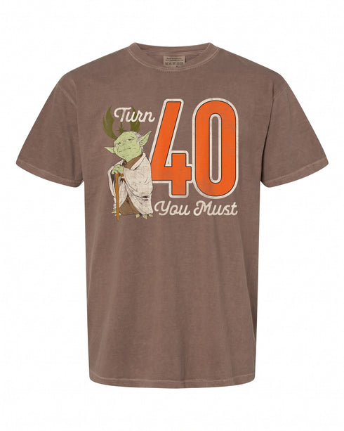 Star Wars Yoda 40th Birthday T-Shirt - Perfect Gift for Fans | Retro Style